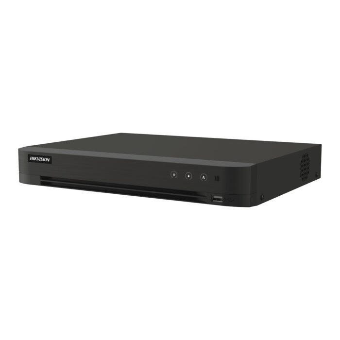 Hikvision 4CH 8MP/4K AcuSense 5-in-1 Power-over-Coax HD CCTV DVR Recorder iDS-7204HUHI-M1/PXT(STD)/4A+4/1ALM