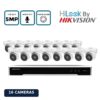 Hilook by Hikvision 16 Camera 5MP PoE CCTV Kit with Audio Recording