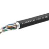 Lanview 305m Cat6 F/UTP Outdoor Network Cable, Solid Copper, Black PE LVN-CAT6PE-FUTP-305M