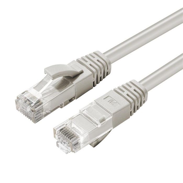 MicroConnect 100m Cat6 U/UTP Indoor Network Cable, Solid Copper, Grey LSZH UTP6100