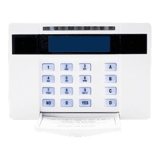 Pyronix Contemporary Euro LCD Keypad with Proximity Reader, 2 Zones and 1 Output EUR-064