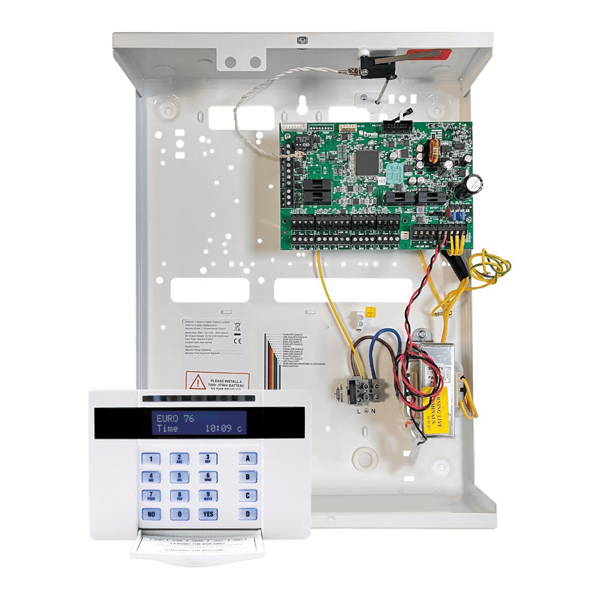 Pyronix Euro 76 Large Alarm Panel with Keypad EURO76L/UK